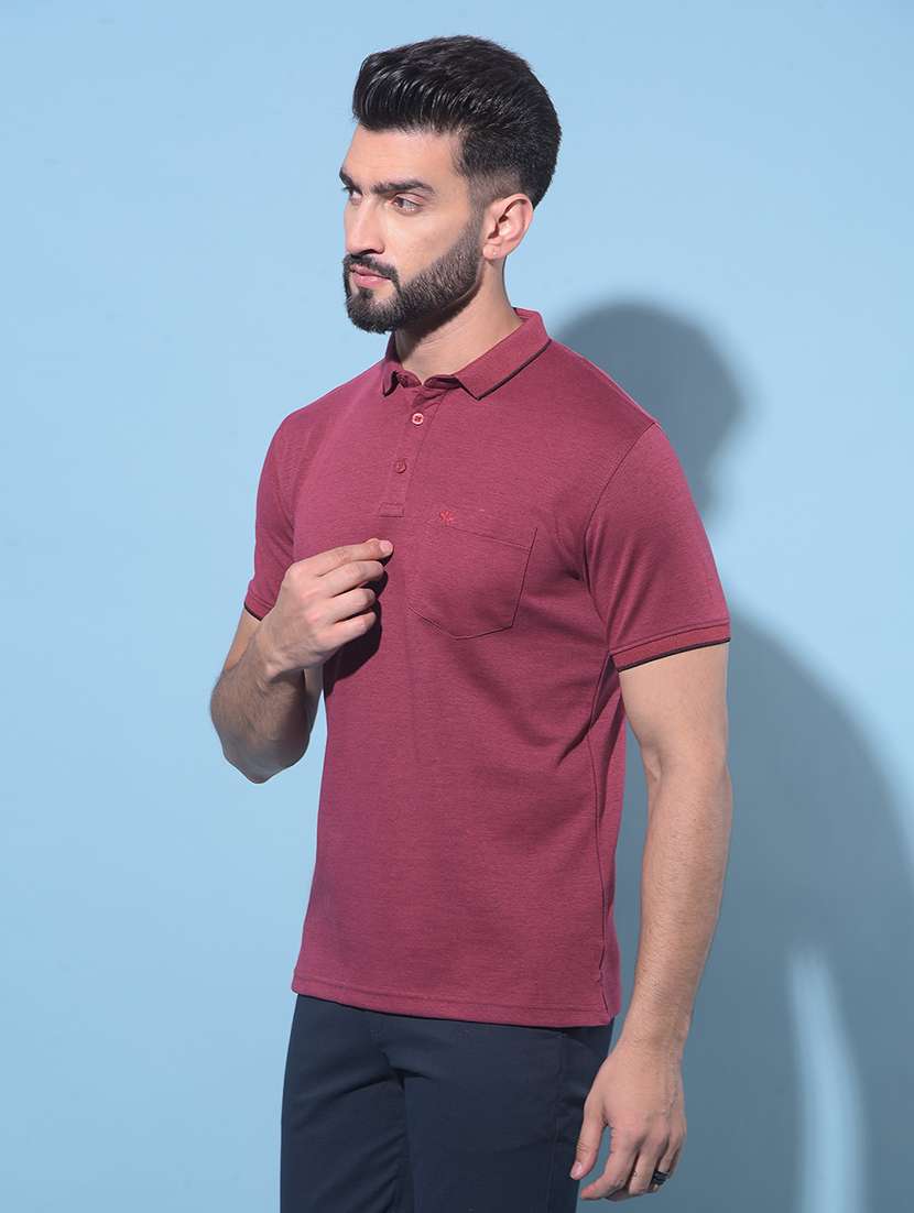men solid polo t-shirt - 21247946 -  Standard Image - 1