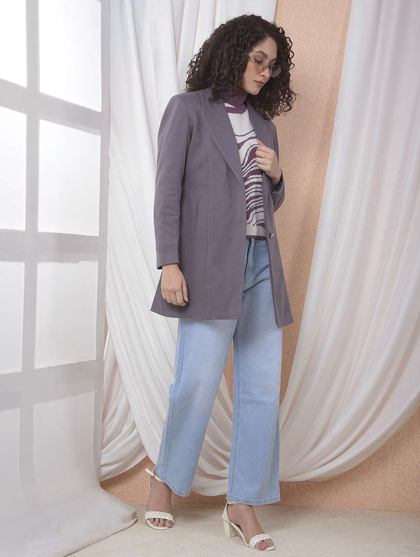 Women Full Sleeve Solid Trench Coat - 21247973 -  Standard Image - 6