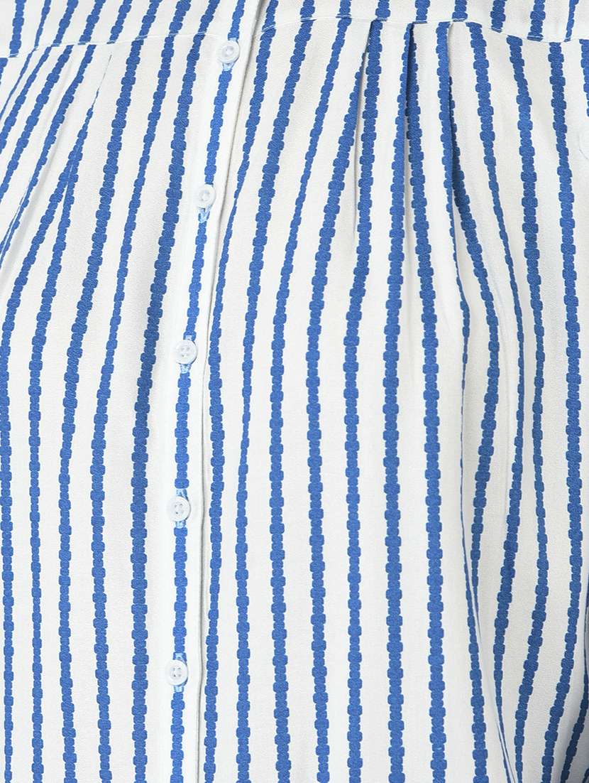 blue viscose regular shirt - 21248086 -  Standard Image - 4