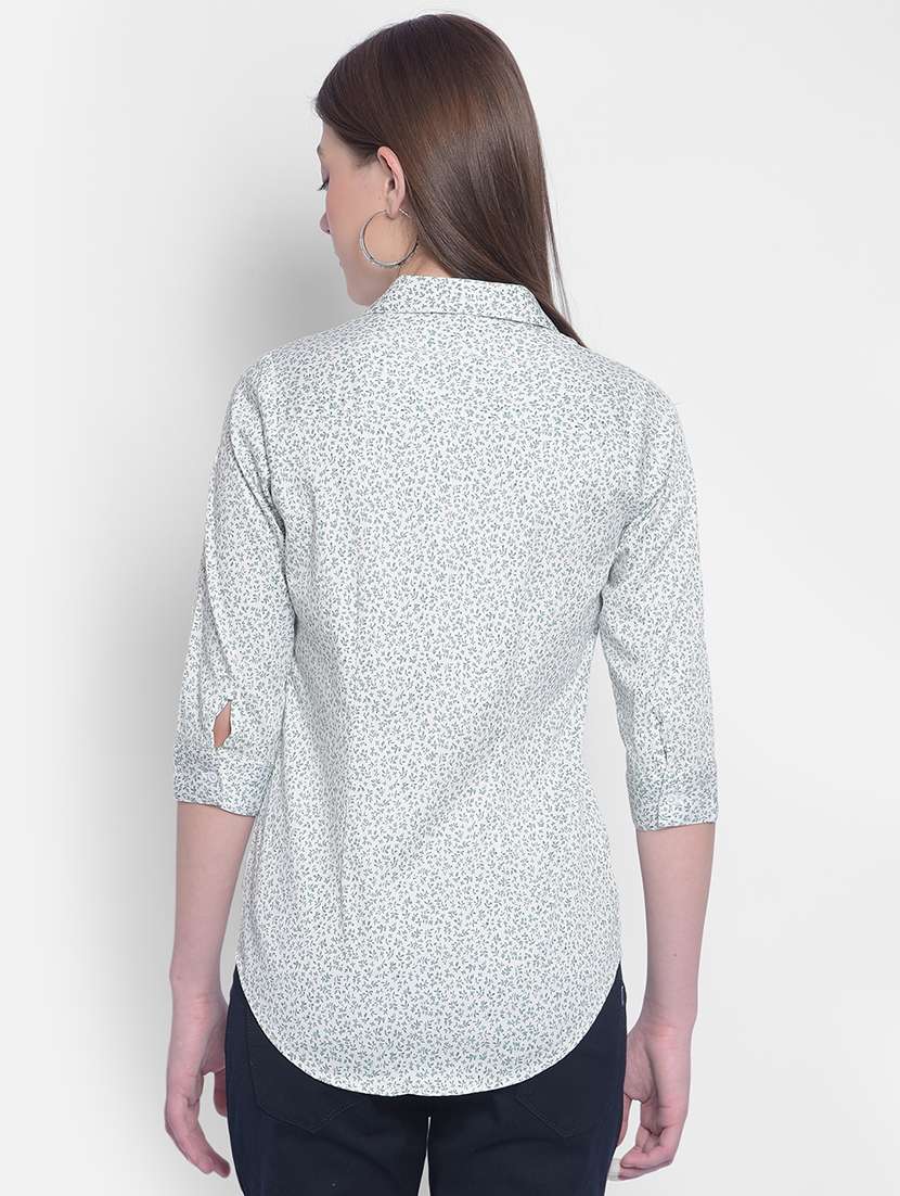 women white floral printed regular shirt - 21248100 -  Standard Image - 4