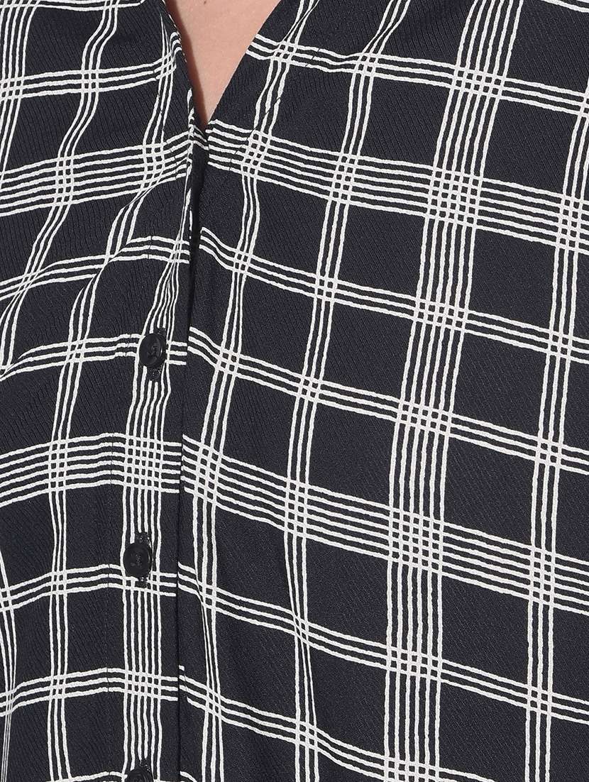 black viscose regular shirt - 21248116 -  Standard Image - 4