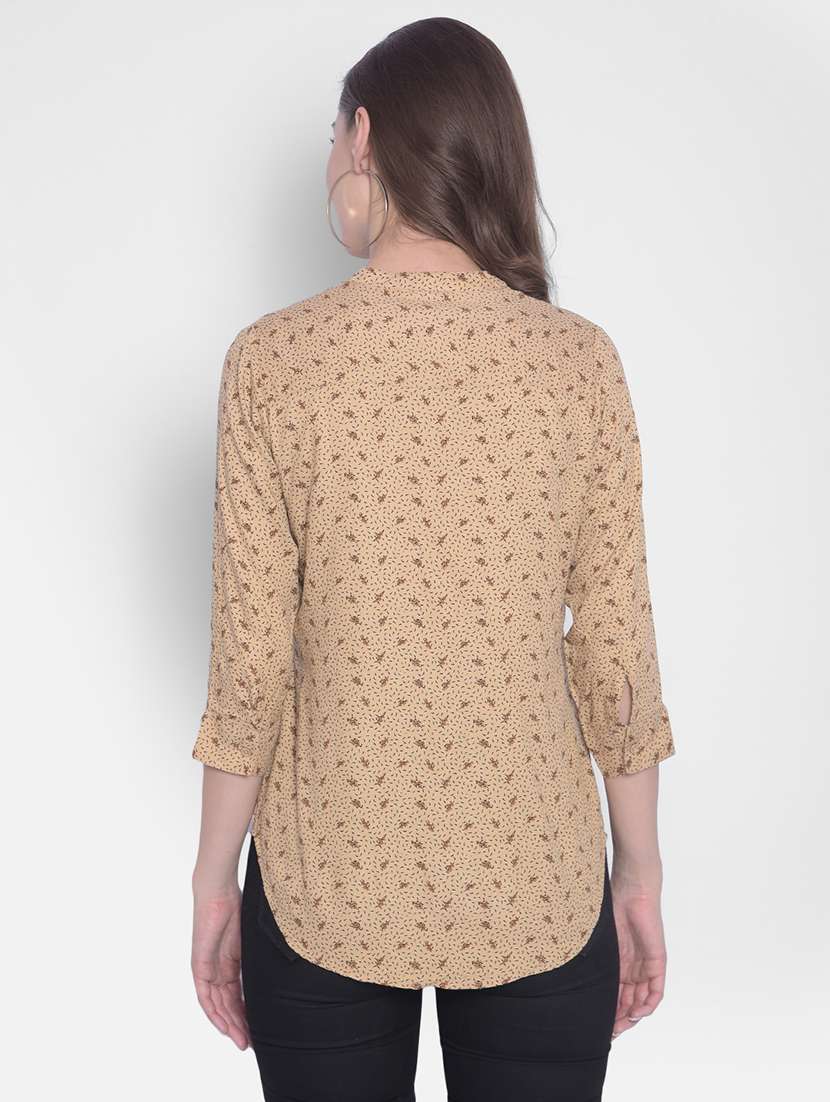 women printed high low top - 21248176 - Standard Image - 1
