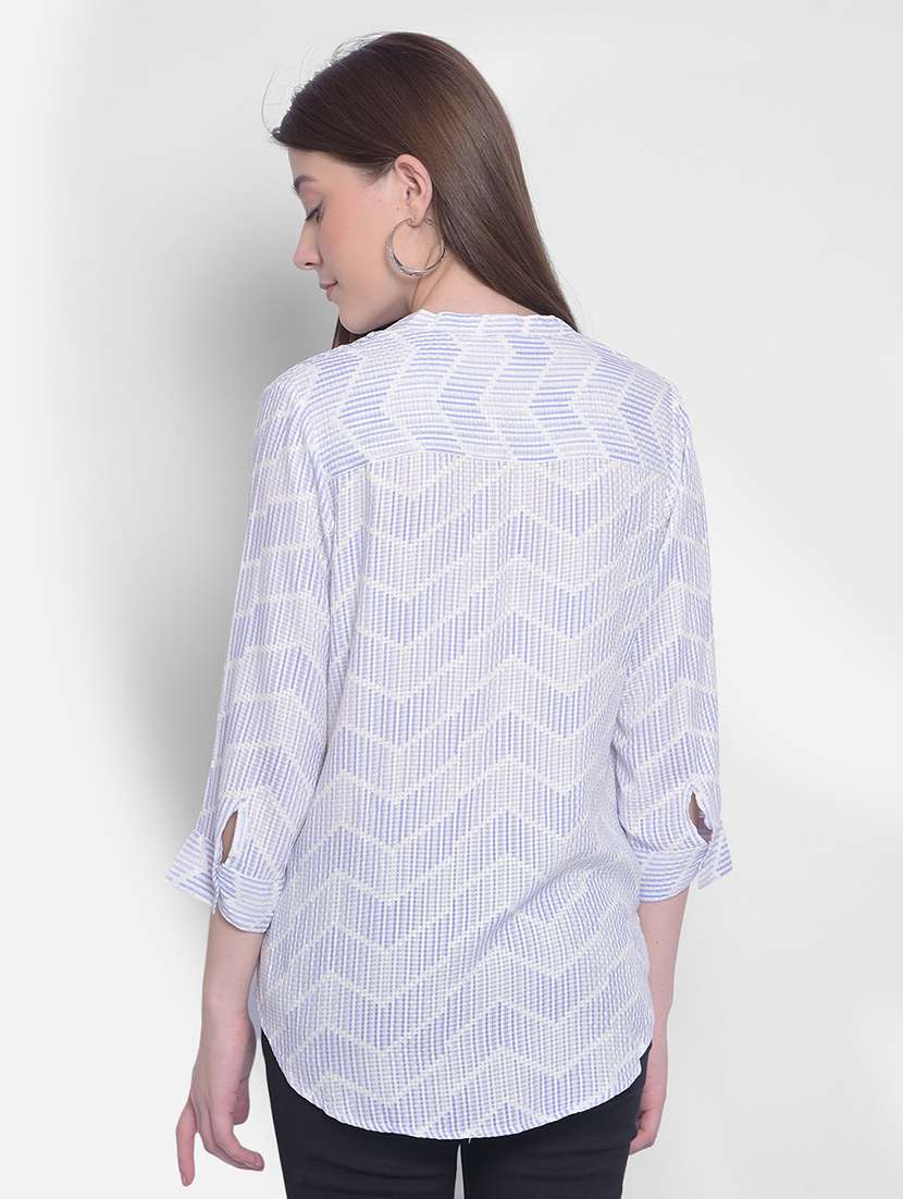 white viscose regular top - 21248180 -  Standard Image - 4