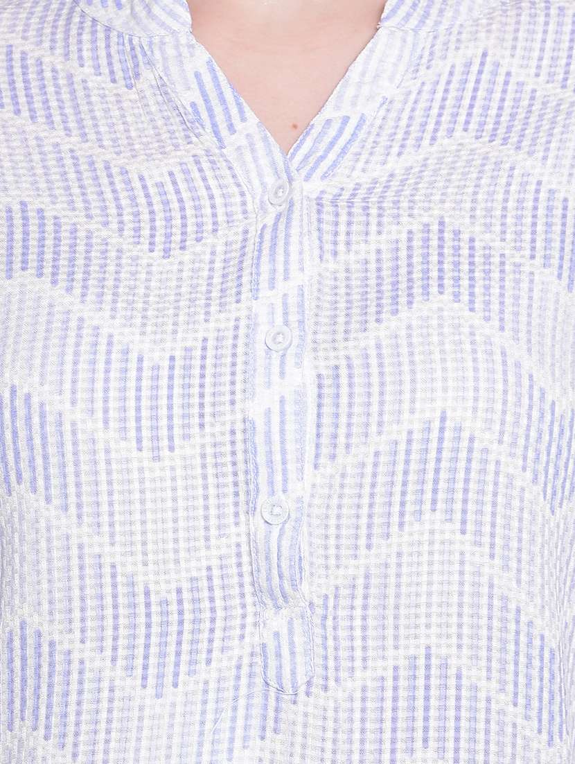 white viscose regular top - 21248180 -  Standard Image - 6