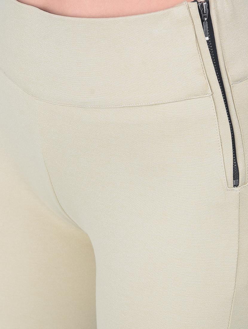 beige cotton leggings - 21248208 - Standard Image - 4