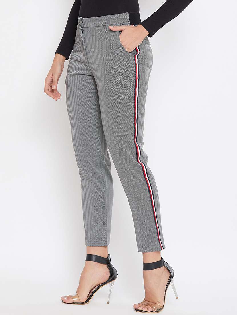 grey polyester tailored trouser - 21248228 -  Standard Image - 1