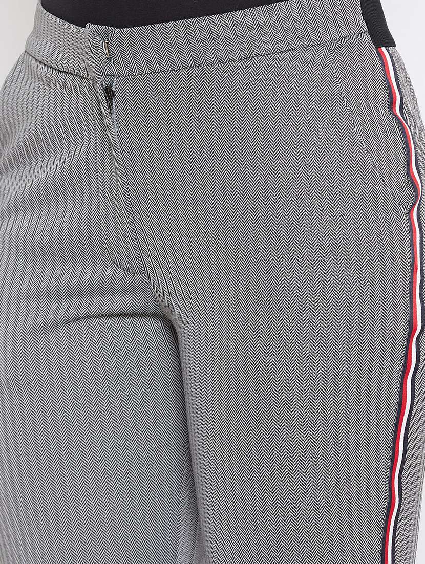 grey polyester tailored trouser - 21248228 -  Standard Image - 4