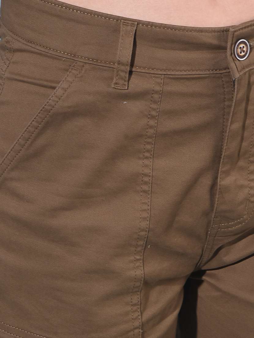 brown cotton cargos trouser - 21248258 -  Standard Image - 4