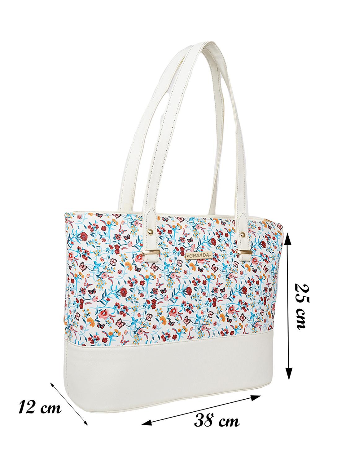 women floral printed handbag - 21248584 - Standard Image - 1