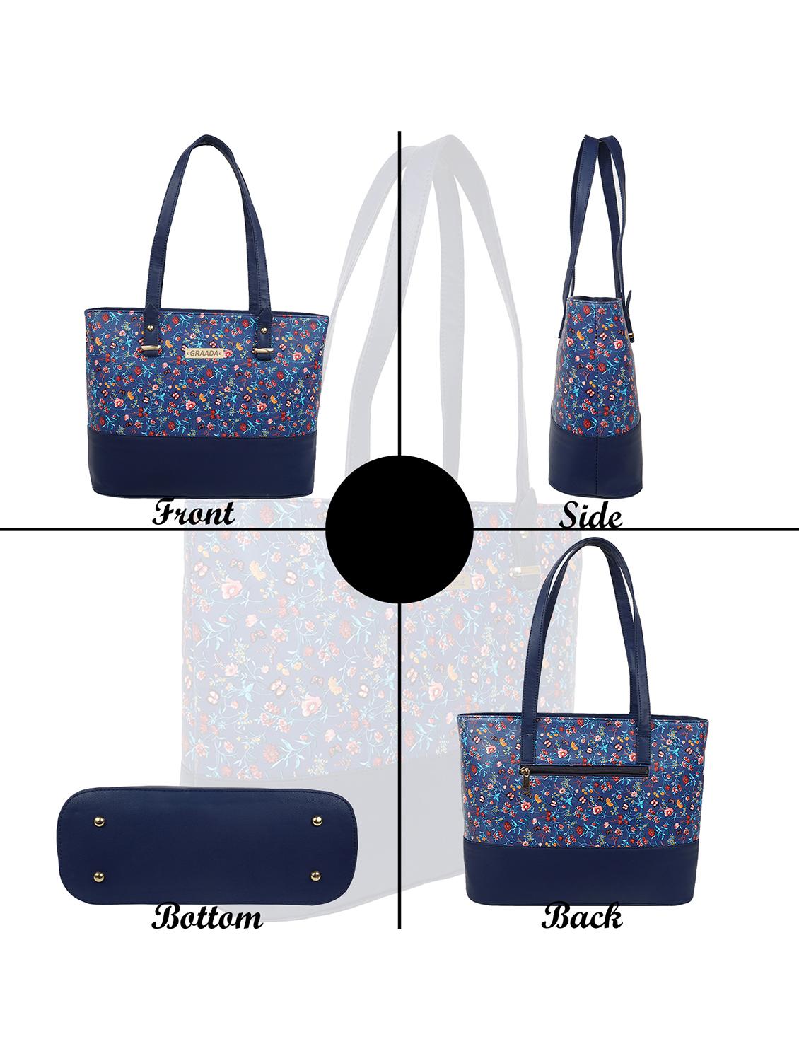 women floral printed combo handbag - 21248595 - Standard Image - 1