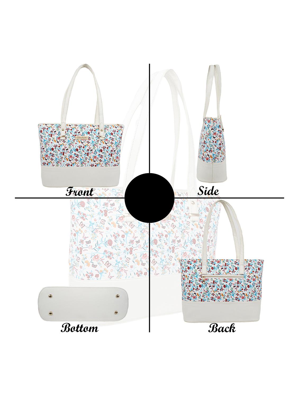 women floral printed combo handbag - 21248597 -  Standard Image - 1