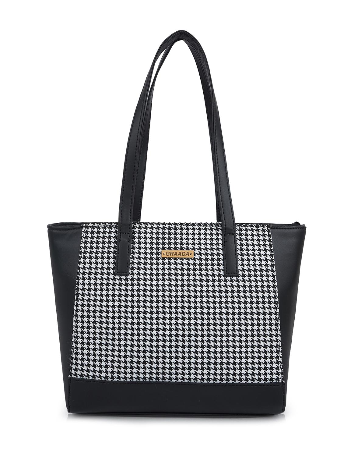 black leatherette (pu) handbag - 21248626 - Zoom Image - 0