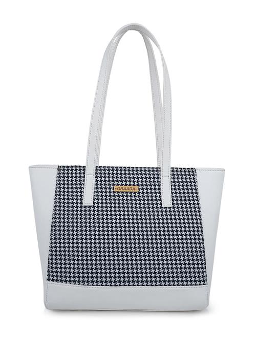 white leatherette (pu) handbag - 21248628 -  Standard Image - 0