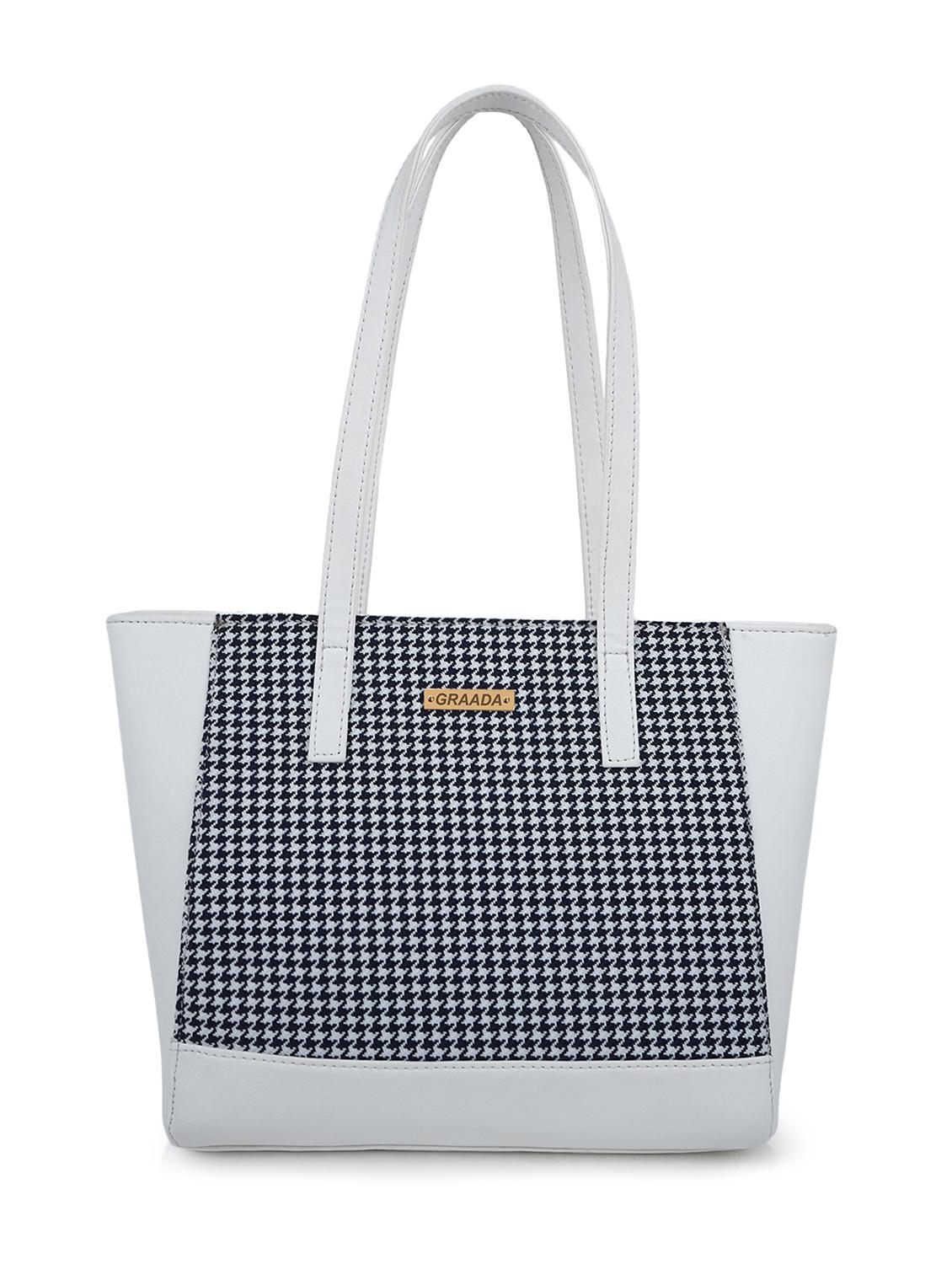 white leatherette (pu) handbag - 21248628 -  Zoom Image - 0