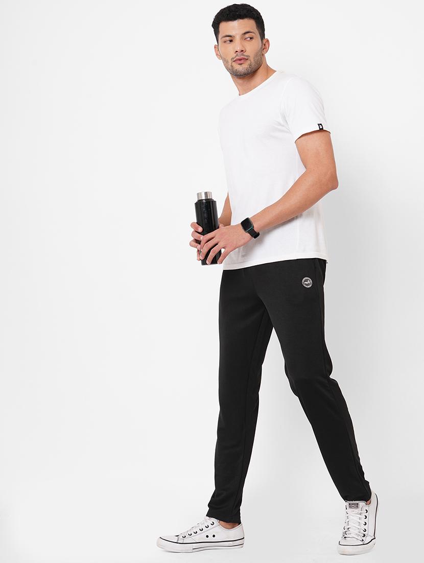 men mid rise full length track pant - 21248684 - Standard Image - 4
