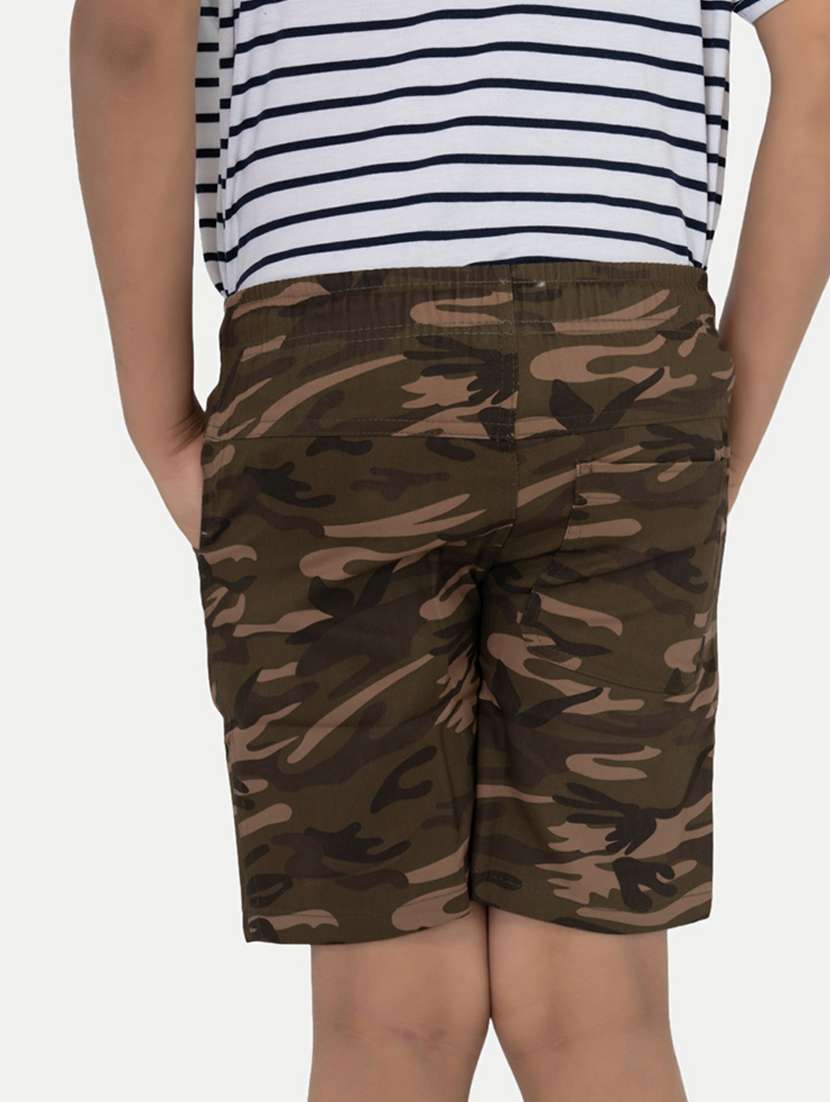 boys striped print cotton shorts - 21248976 -  Standard Image - 1