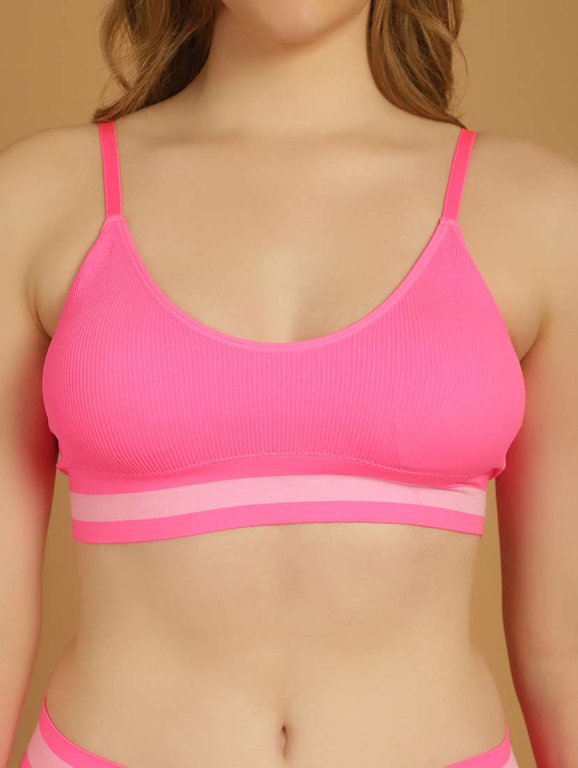 women cotton bra and panty set - 21249301 - Standard Image - 4