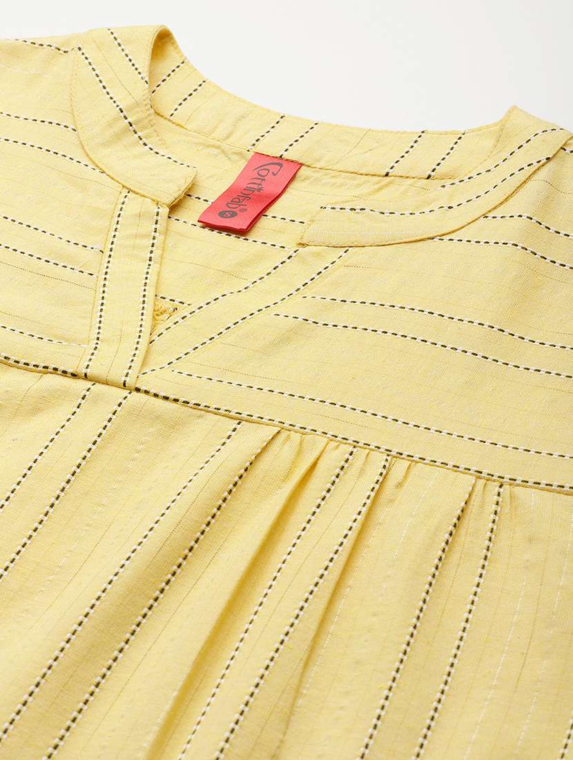 yellow cotton regular top - 21249327 -  Standard Image - 4