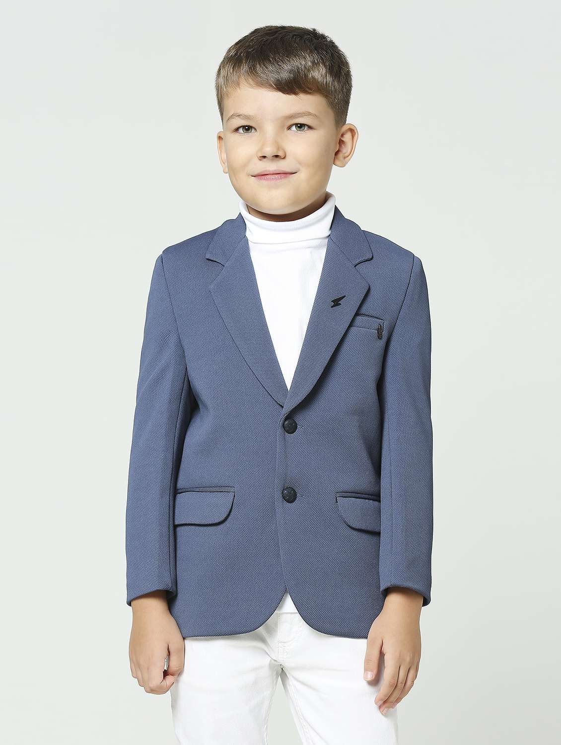 boys long sleeve solid blazer