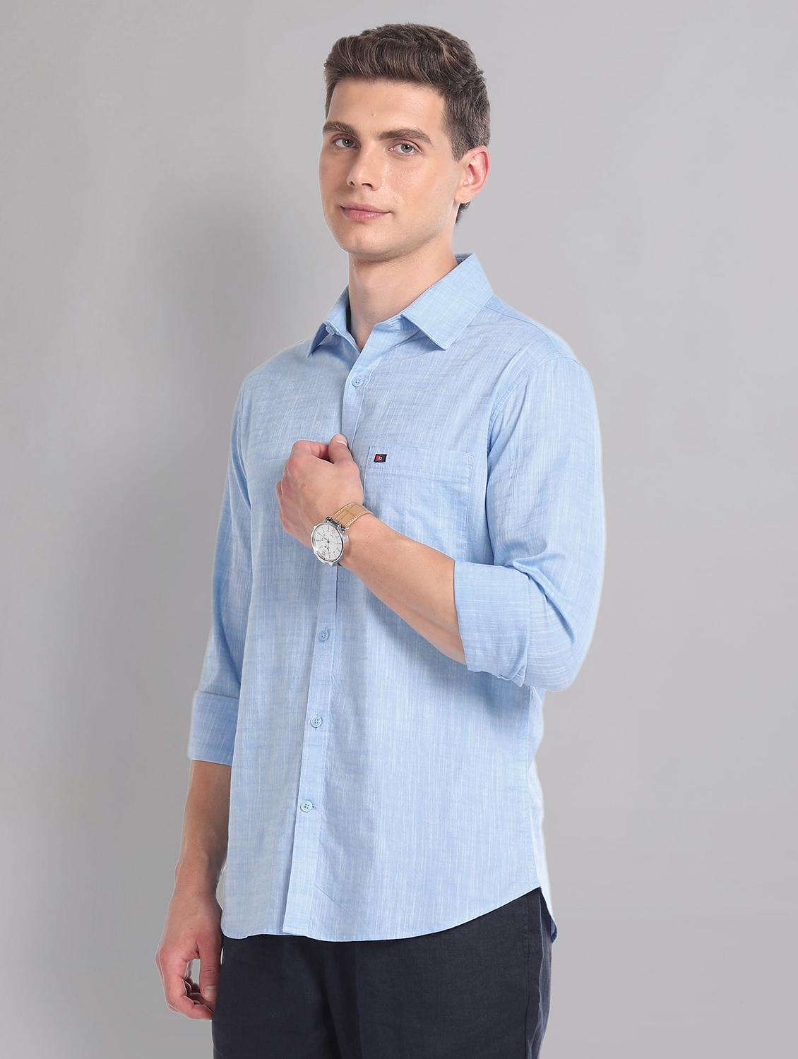 men long sleeved casual shirt - 21252731 -  Standard Image - 1
