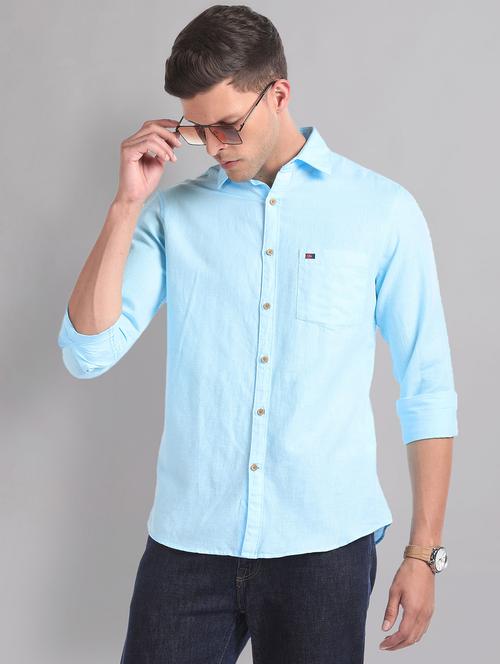 men long sleeved casual shirt - 21252800 -  Standard Image - 0