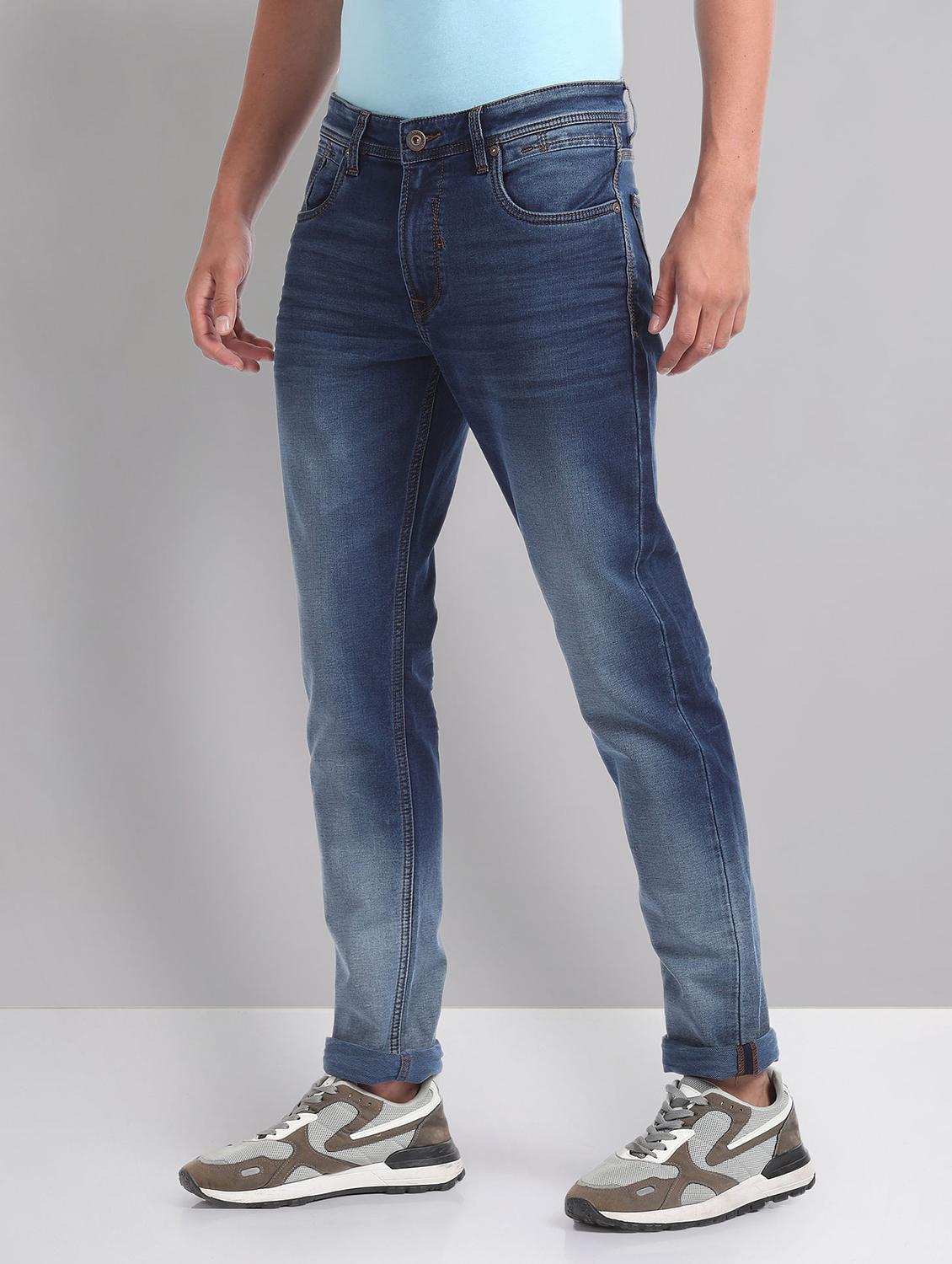 men mid-rise solid jean - 21252821 - Standard Image - 1