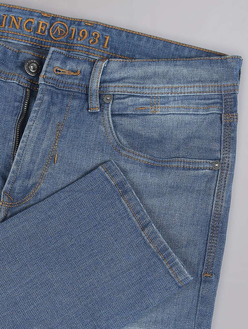 men mid-rise solid jean - 21252827 -  Standard Image - 4