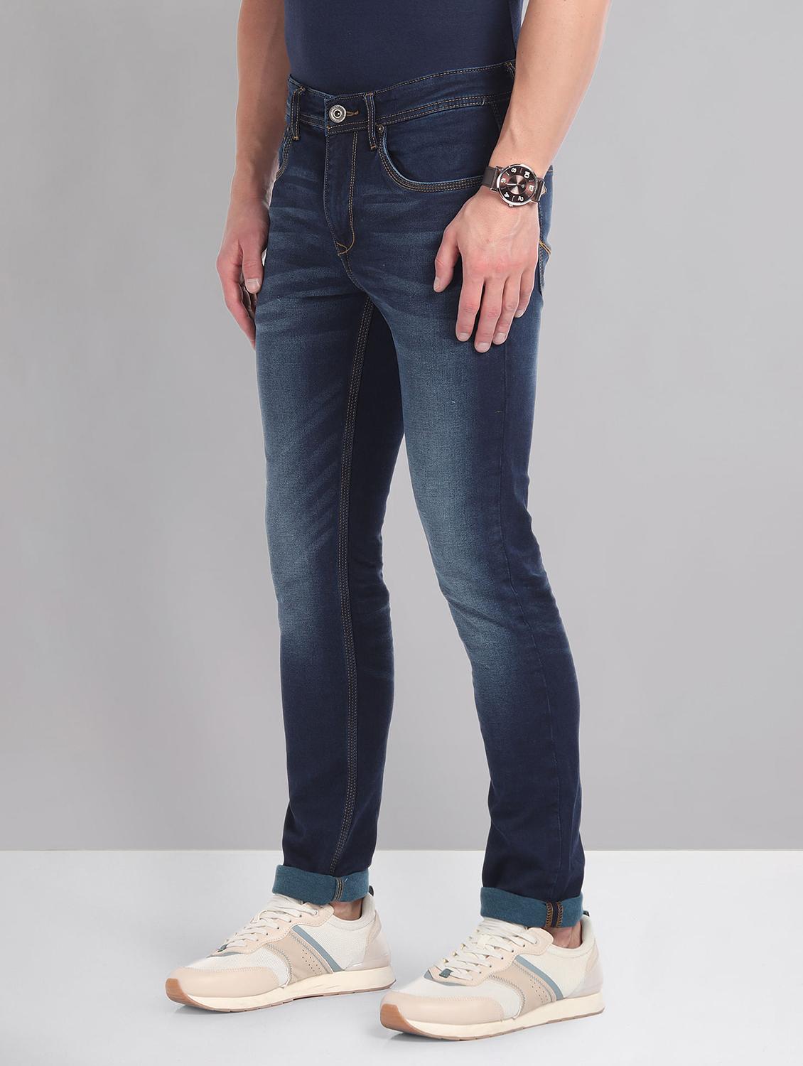 men mid-rise solid jean - 21252833 - Standard Image - 1