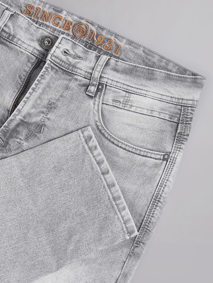 men mid rise plain jeans - 21252839 - Standard Image - 4