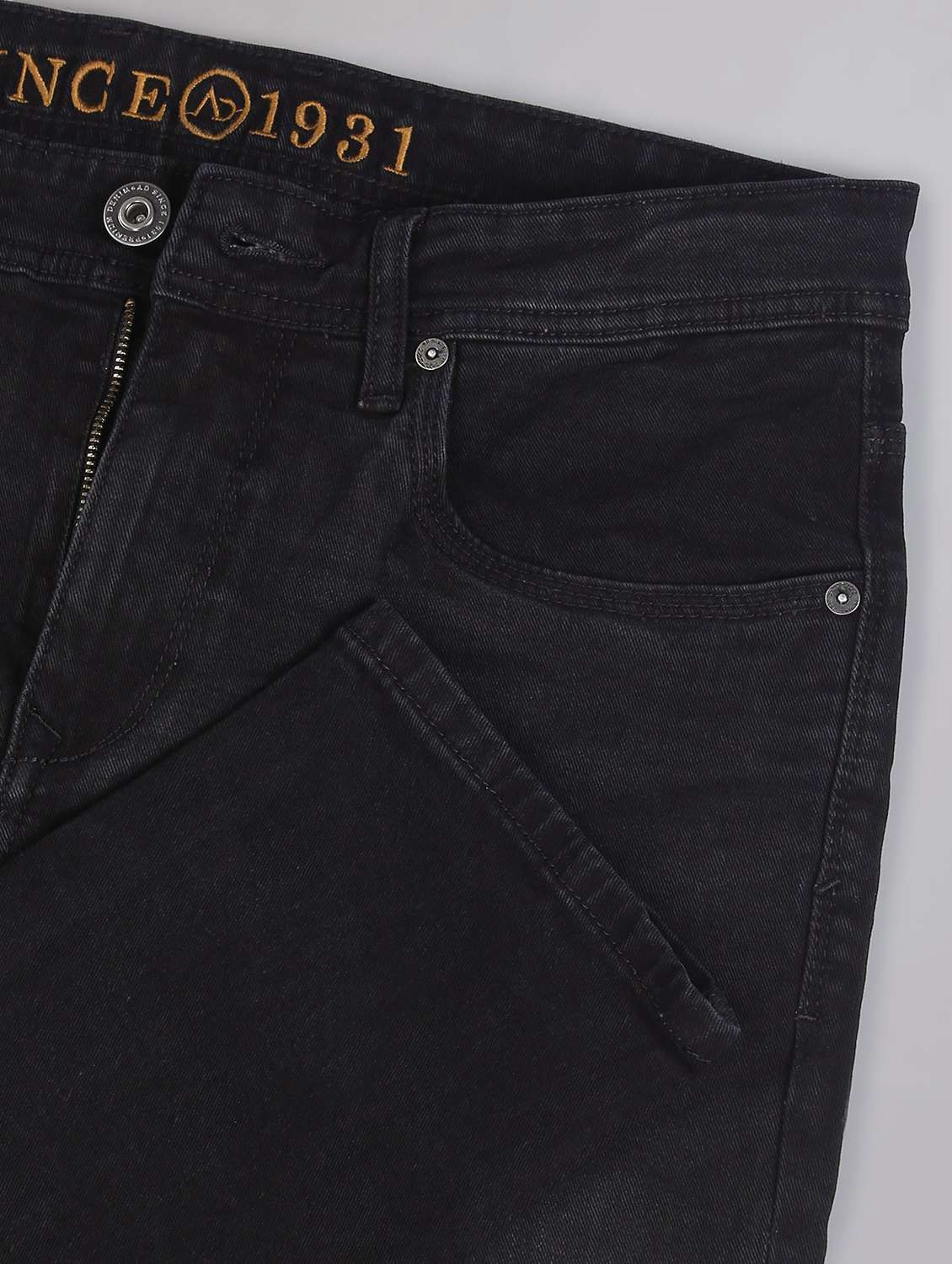 men mid-rise solid jean - 21252842 -  Standard Image - 4