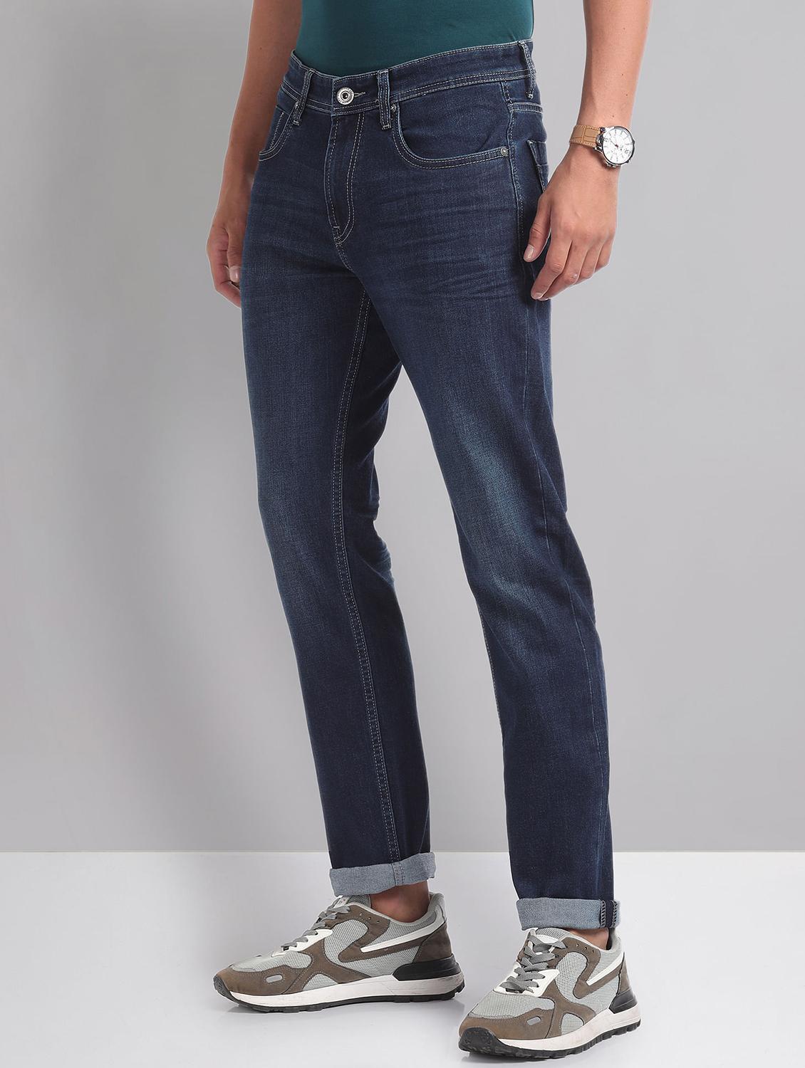 men mid-rise solid jean - 21252843 - Standard Image - 1
