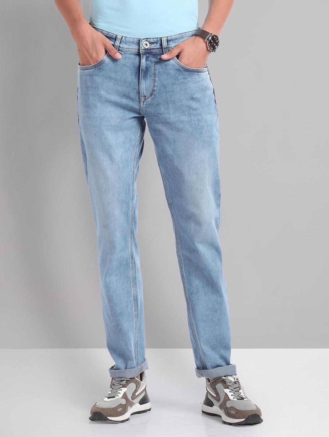 men mid-rise solid jean - 21252844 - Zoom Image - 0