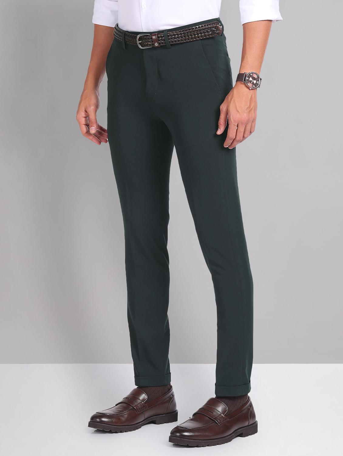 men mid-rise solid formal trouser - 21252856 - Standard Image - 1