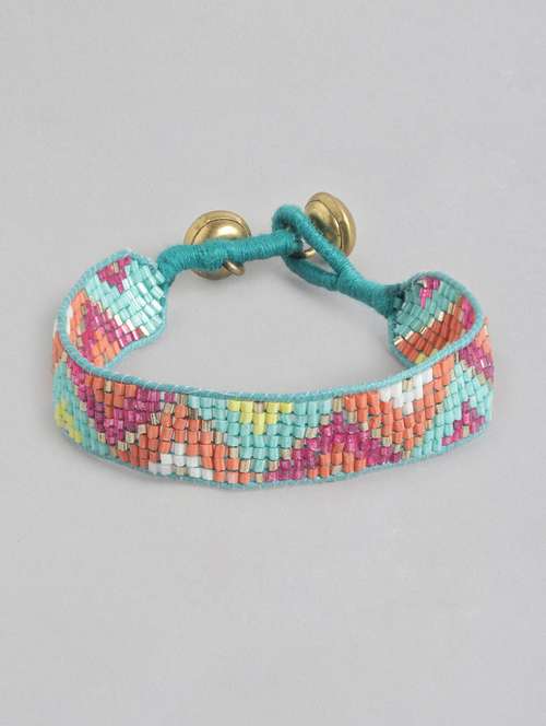multi colored metal bangle bracelet - 21252974 -  Standard Image - 0