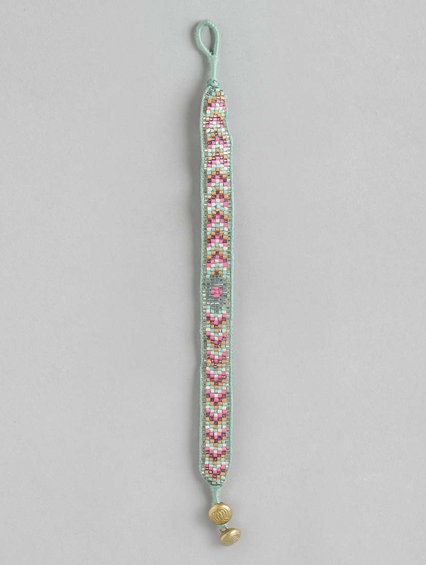 multi colored beaded bracelet - 21252976 - Standard Image - 1