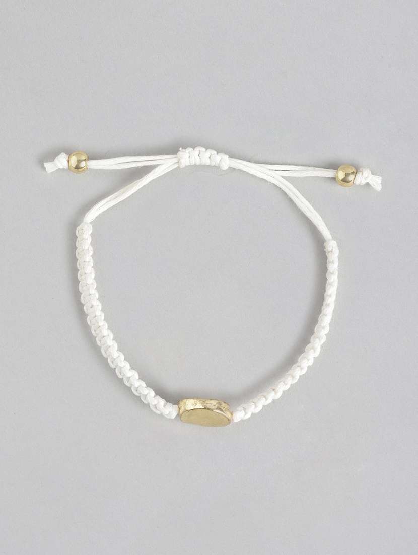 white brass bangle bracelet - 21252986 -  Standard Image - 1