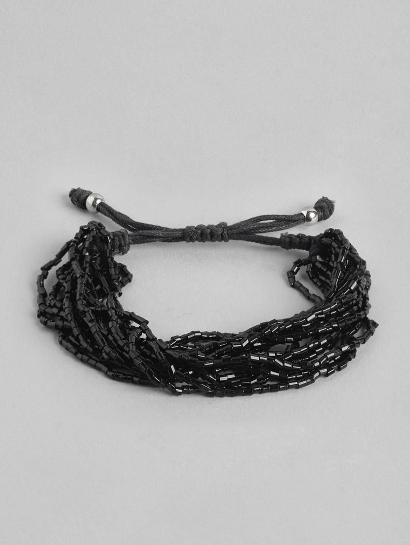 black metal bangle bracelet - 21253003 -  Zoom Image - 0