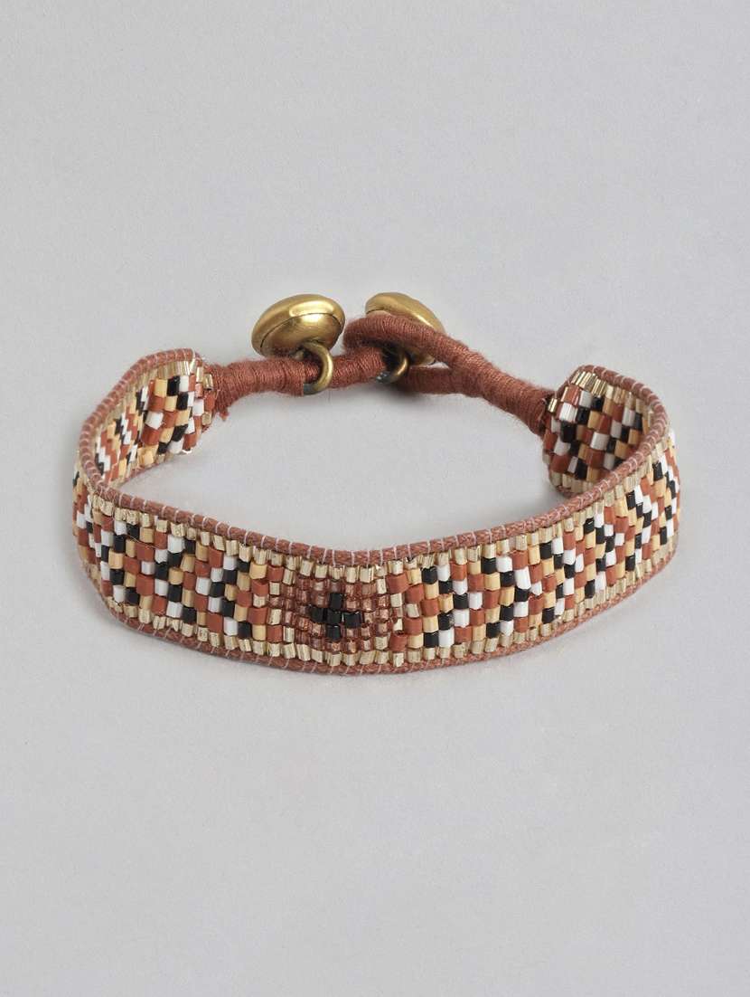 multicolored metal bangle bracelet