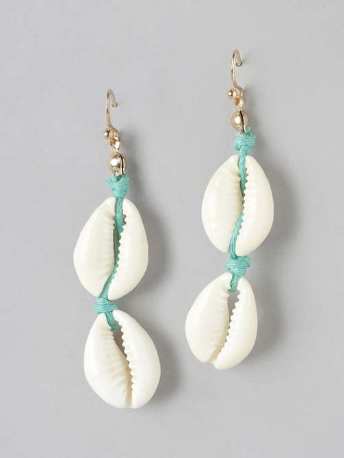 quirky artificial beads drop earrings - 21253022 - Standard Image - 0