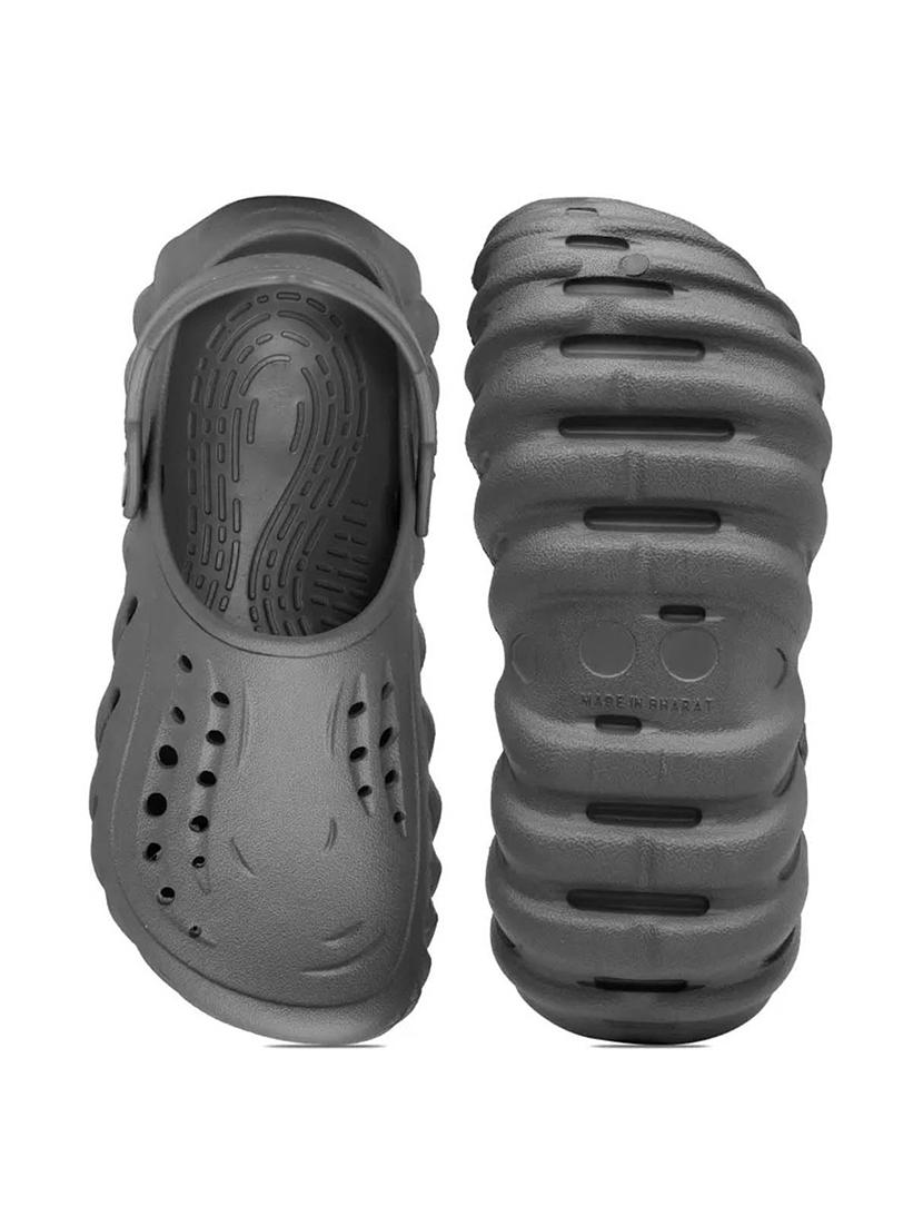 grey solid crocks with slingback - 21253290 - Standard Image - 4