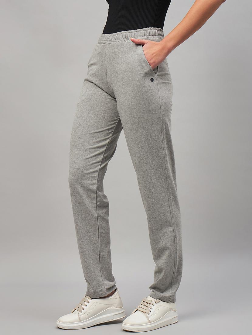 grey cotton track pant