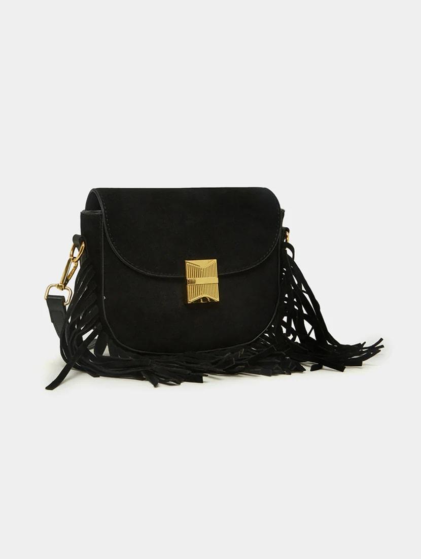 black leatherette (pu) handbag - 21253382 - Zoom Image - 0