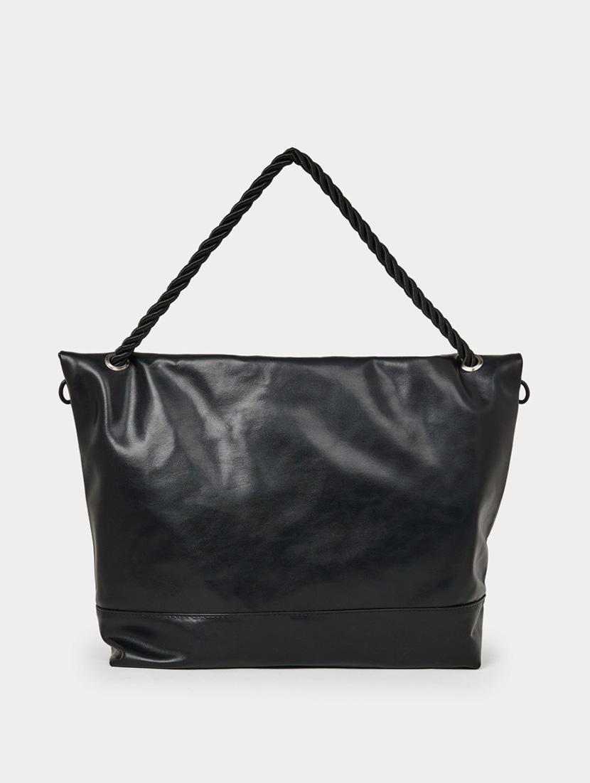 black leatherette (pu) handbag - 21253385 -  Standard Image - 1