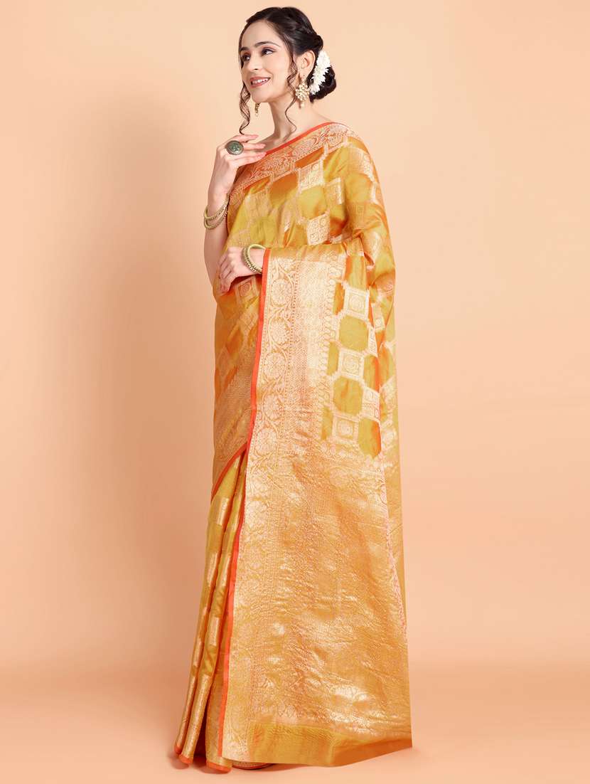 women self design banarasi saree with blouse - 21253414 -  Standard Image - 1