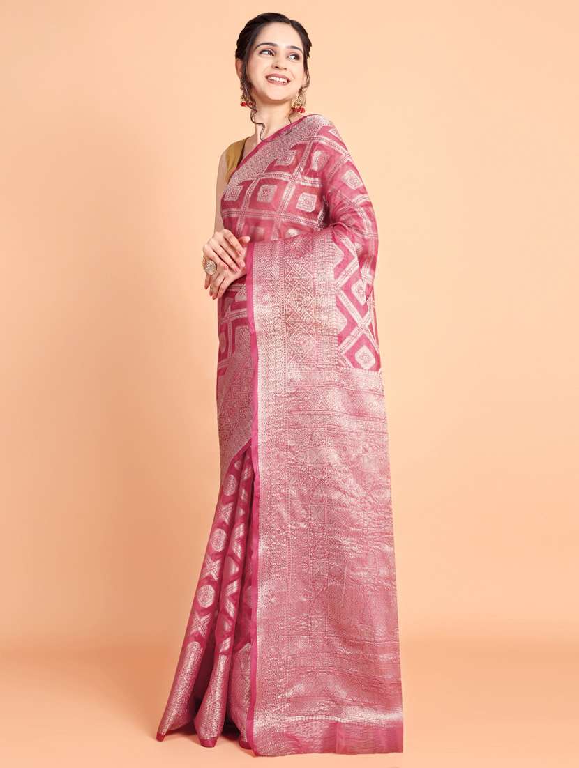 women self design banarasi saree with blouse - 21253417 - Standard Image - 1