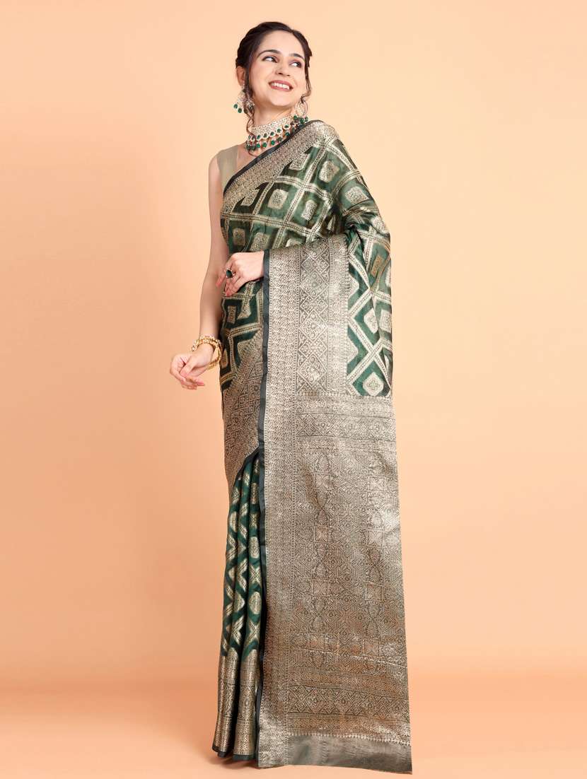 women self design banarasi saree with blouse - 21253418 -  Standard Image - 1