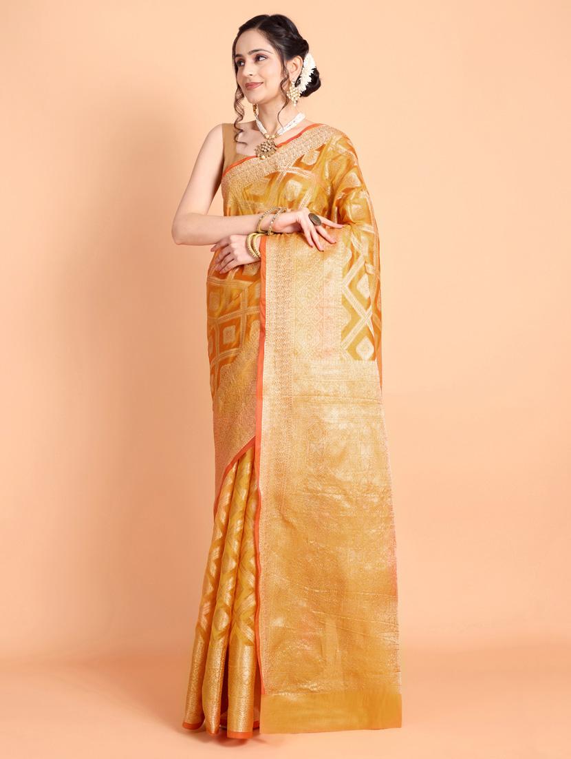 women self design banarasi saree with blouse - 21253420 -  Standard Image - 1