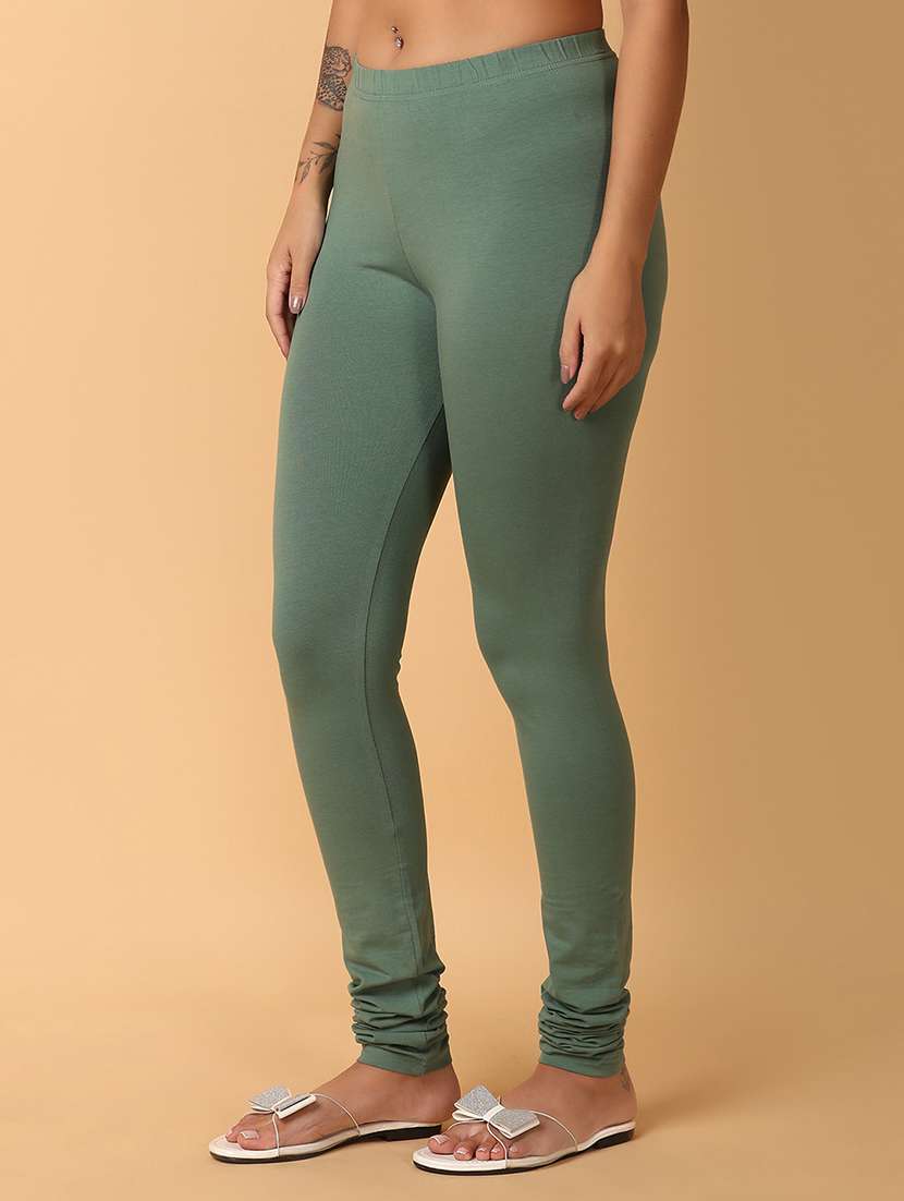 women solids churidar leggings - 21254817 -  Standard Image - 1