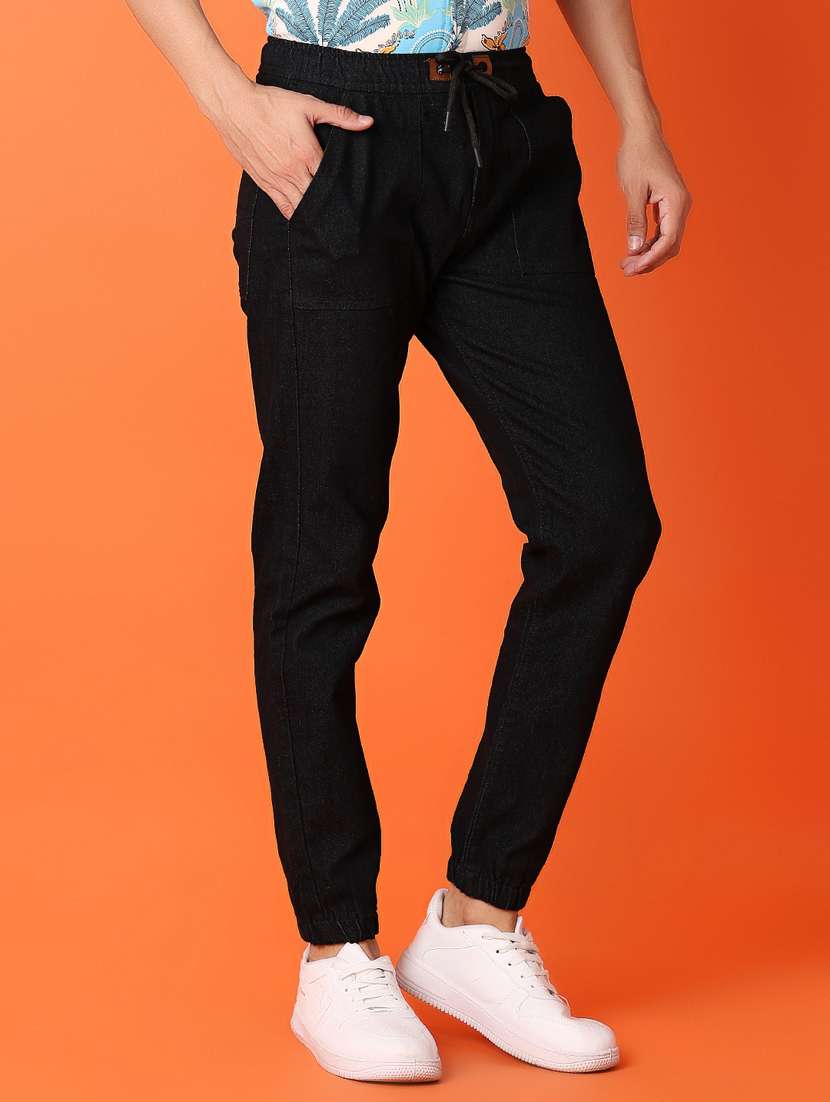 men black jogger fit jean - 21255262 -  Standard Image - 1