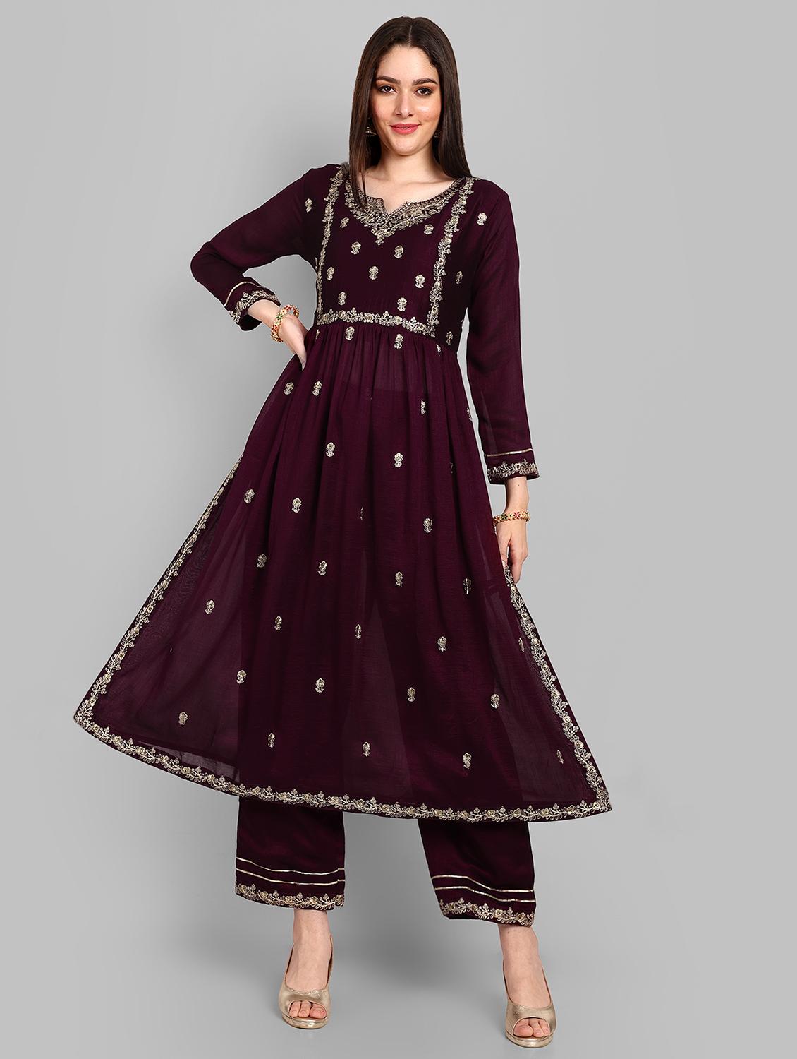 off white art silk straight kurta - 21255785 - Standard Image - 1